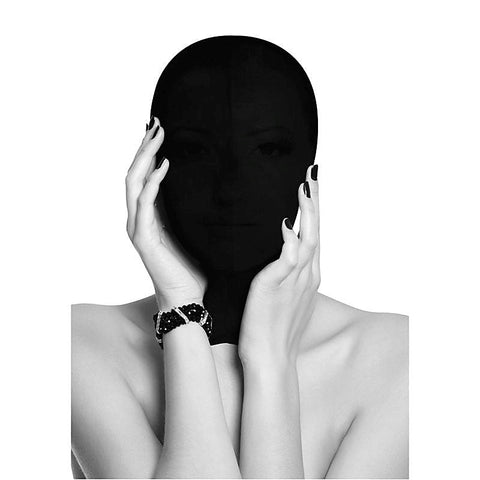 Premium OUCH! BW Subjugation Mask by Shots Toys - Masks And Blindfolds