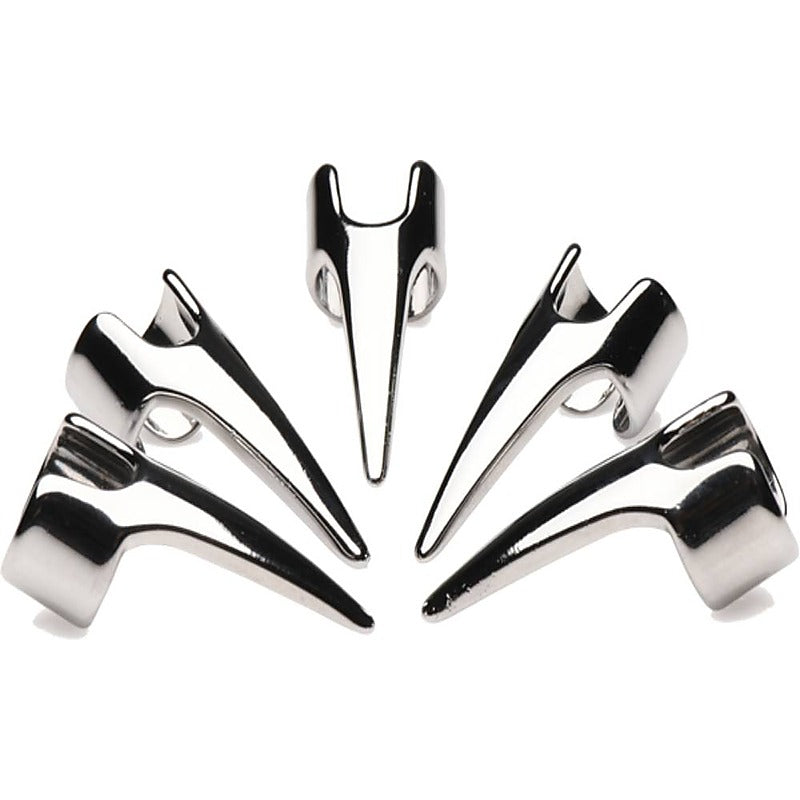 Master Series Clawed 5 Piece Sensation Play Finger Rings - Electro Sex