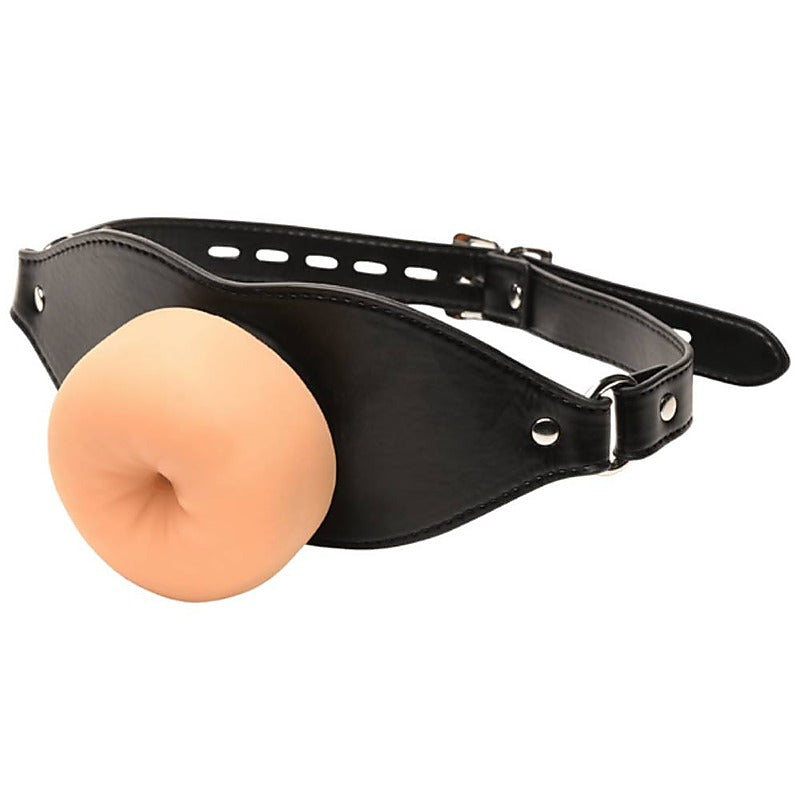 Master Series Ass Face Bondage Mouth Gag by XR Brands - Bondage Gags and Bits