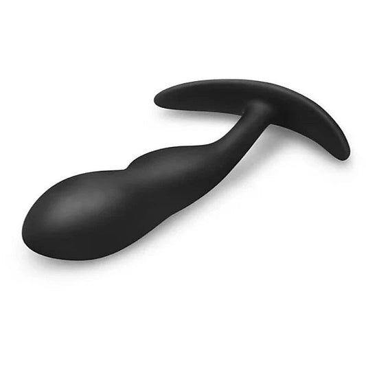 B-Vibe Remote Control Vibrating P-Spot Snug Plug  Black