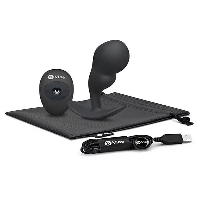 Remote Control Vibrating P-Spot Snug Plug by B-Vibe - Prostate Sex Toys