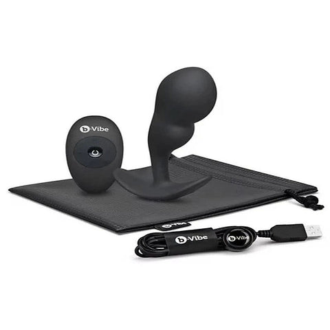 Remote Control Vibrating P-Spot Snug Plug by B-Vibe - Prostate Sex Toys