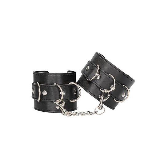 OUCH! BW Bonded Leather Hand or Ankle Cuffs by Shots Toys - Cuffs and Restraints