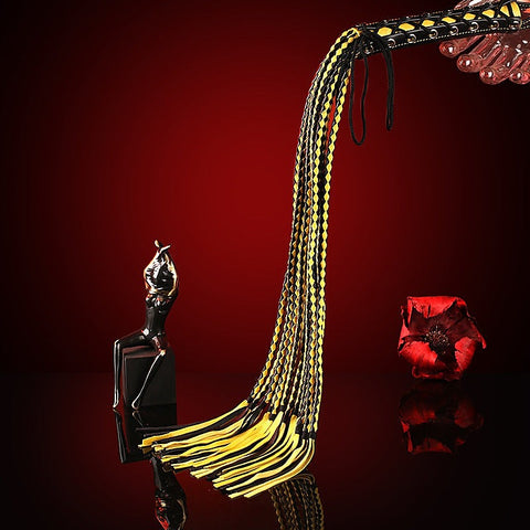 Leather Cat 12 Tails Bondage Whip by BDStyle - Whips And Crops