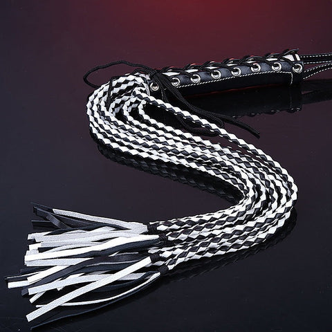 Leather Cat 12 Tails Bondage Whip by BDStyle - Whips And Crops