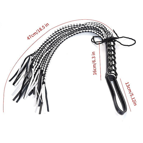 Leather Cat 12 Tails Bondage Whip by BDStyle - Whips And Crops