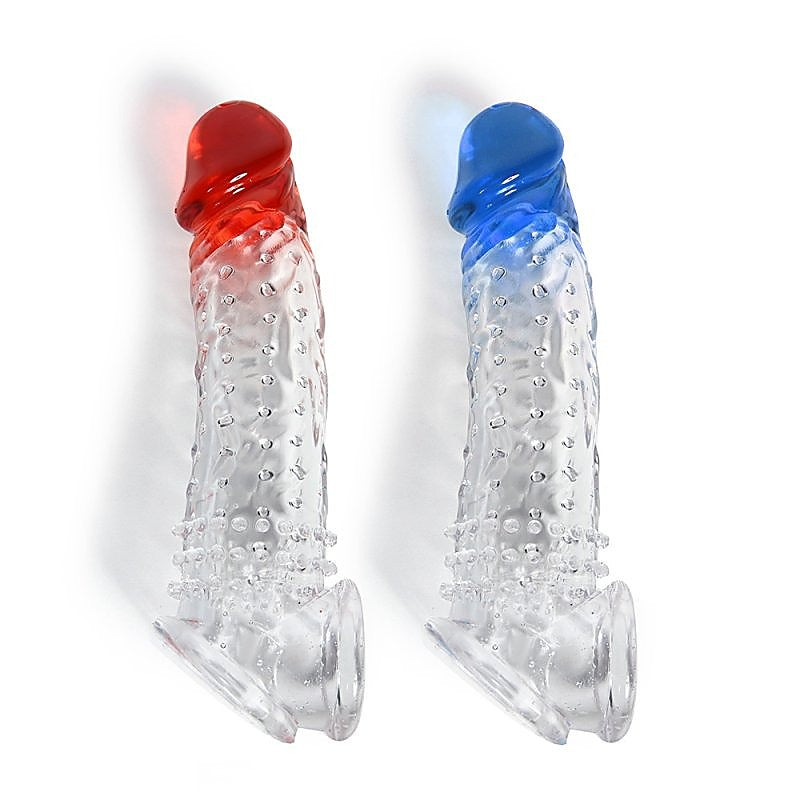 Penis Enlargement Sleeve with Elastic Ball Band by BDStyle - Penis Sleeves and Extenders
