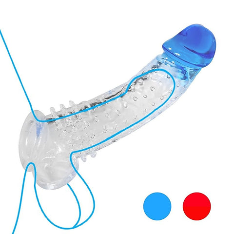 Penis Enlargement Sleeve with Elastic Ball Band by BDStyle - Penis Sleeves and Extenders