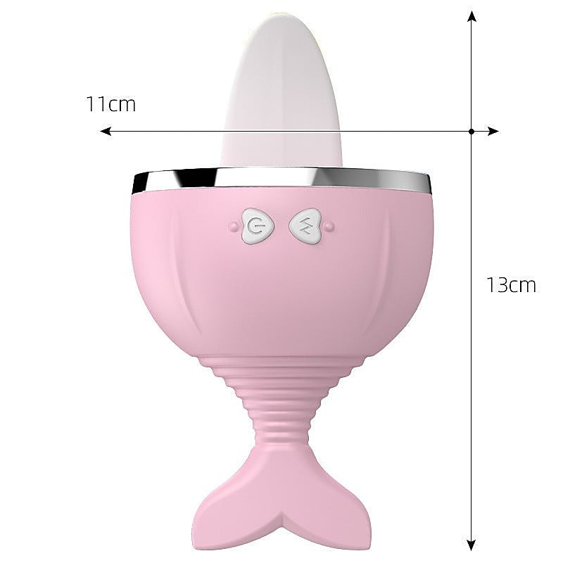 BDStyle Whale Clit Licking Vibrator Blue - Clit Ticklers and Pulsators