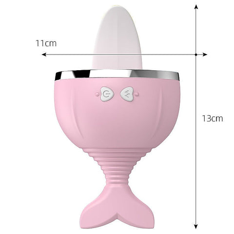 BDStyle Whale Clit Licking Vibrator Blue - Clit Ticklers and Pulsators