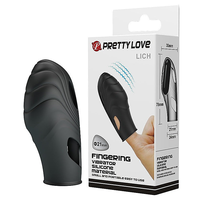 Pretty Love Lich One Function Finger Vibrator by Baile - Finger and Tongue Vibrators