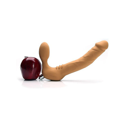 Tantus Real Vibrating Strapless Strap On Dildo - Strap On Sextoys