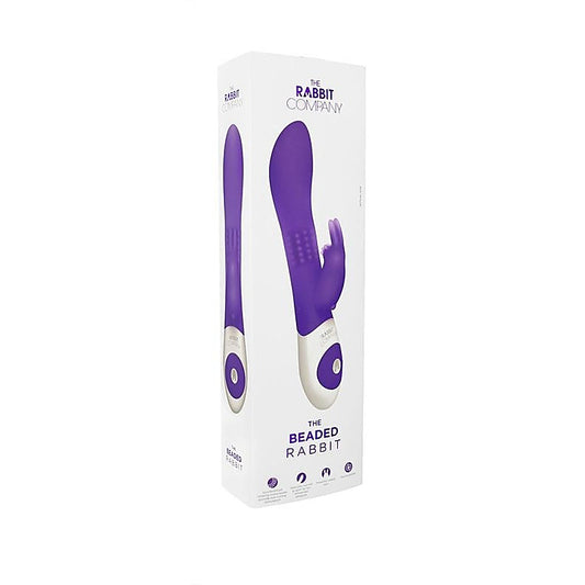 The Rabbit Company The Beaded USB Rechargeable Rabbit Vibrator Purple - Rabbit Vibrators