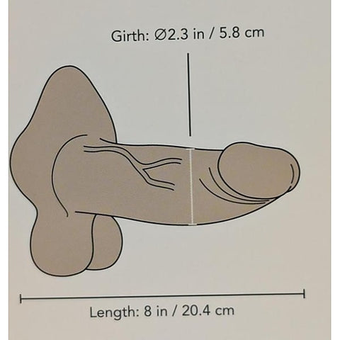 Slipskin Realistic Silicone Dildo by B-Vibe - Realistic Dildos