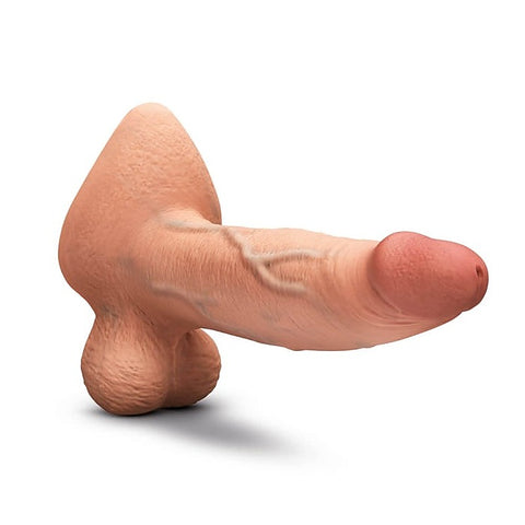Slipskin Girthy 9 Inch Realistic Silicone Dildo by B-Vibe - Realistic Dildos