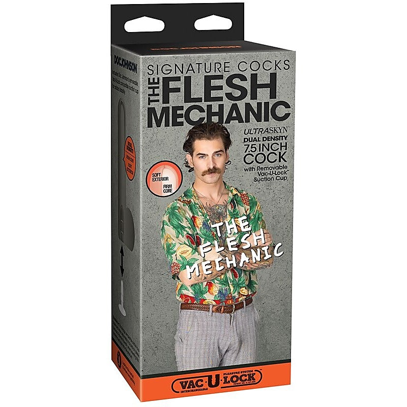 The Flesh Mechanic Ultraskyn Realistic Cock by Doc Johnson - Realistic Dildos