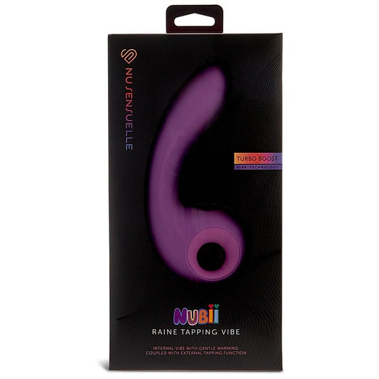 Nu Sensuelle Raine Nubii G Spot Vibrator With Tapper Purple - G-Spot Vibrators