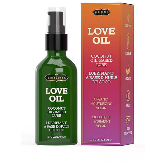 Kama Sutra LOVE OIL Coconut Oil Based Lube & Body Glide 59 ml