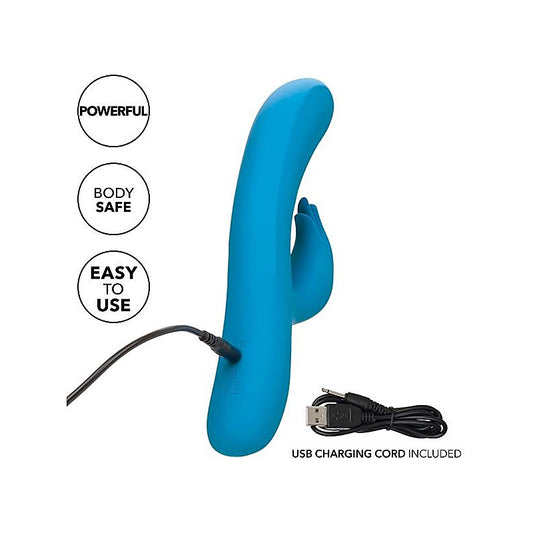 Azure Collection Flutter G Spot Rabbit by California Exotics - Rabbit Vibrators