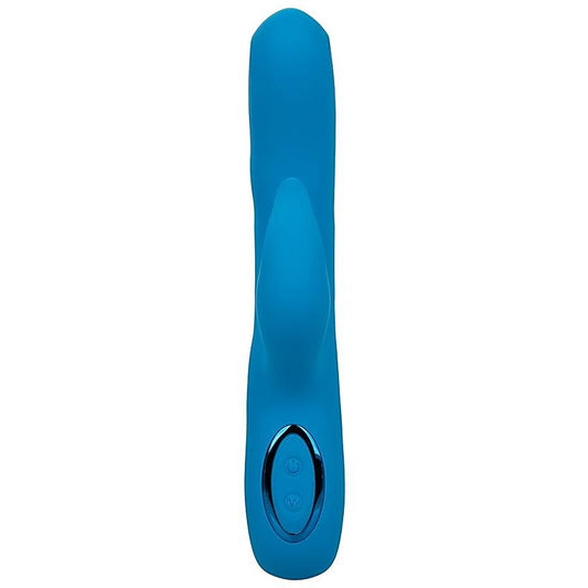 Azure Collection Flutter G Spot Rabbit by California Exotics - Rabbit Vibrators