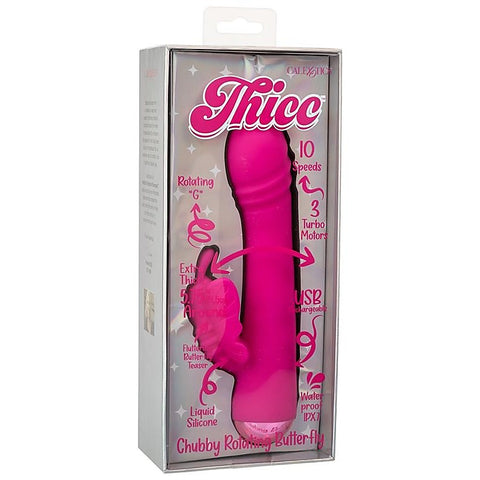 Thicc Chubby Rotating Butterfly Vibrator - Rabbit Vibrators