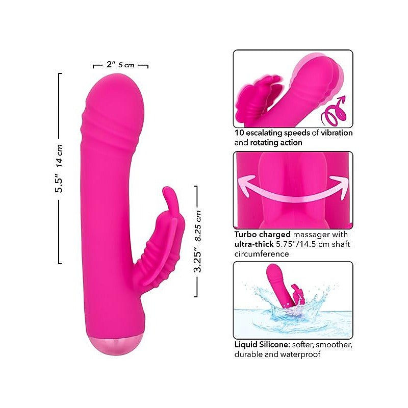 Thicc Chubby Rotating Butterfly Vibrator - Rabbit Vibrators