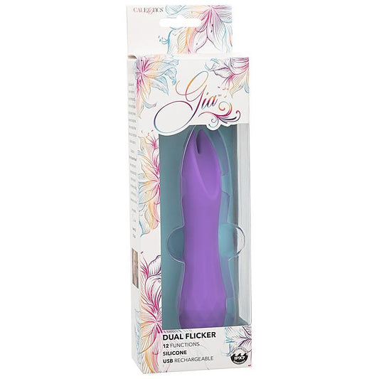 Gia Dual Flicker Silicone Vibrator by California Exotics - Personal Massagers