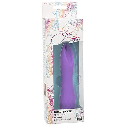 Gia Dual Flicker Silicone Vibrator by California Exotics - Personal Massagers