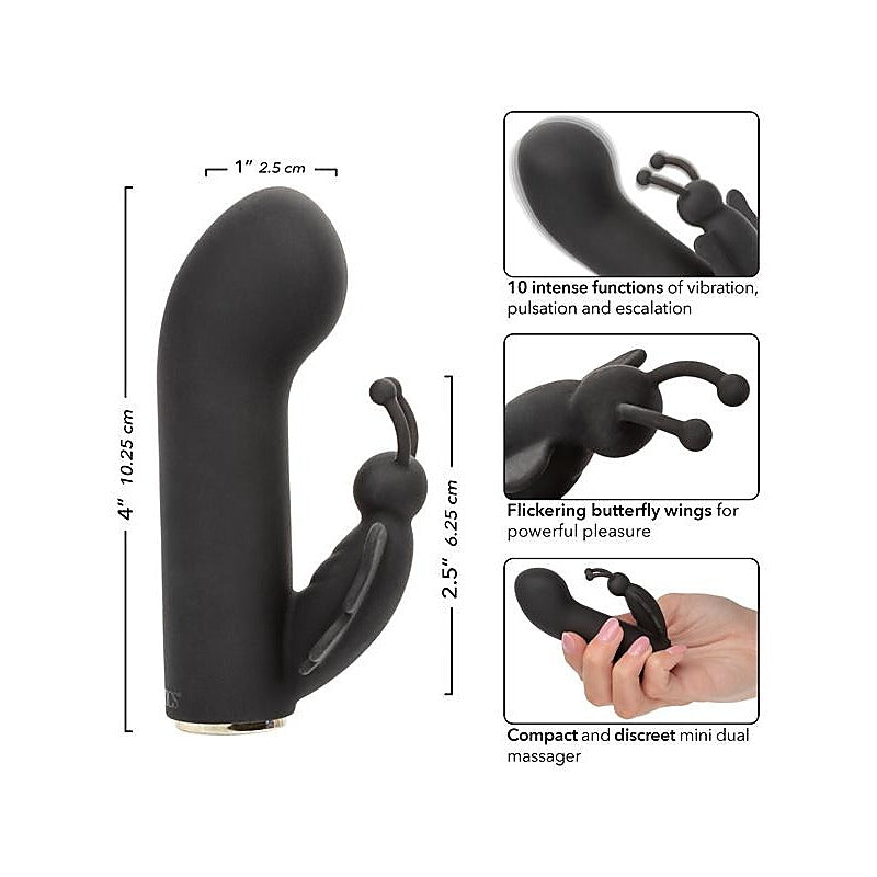 Raven Butterfly 10 Function Silicone Vibrator - Rabbit Vibrators