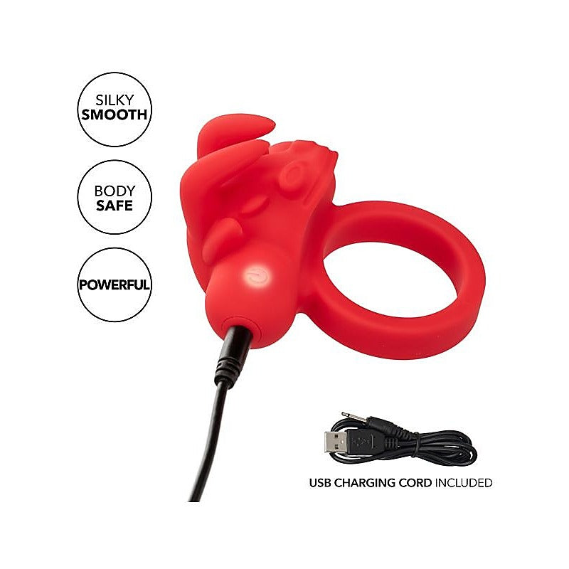 The Matador Silicone Rechargeable Erection Enhancer Ring - Vibrating Cock Rings