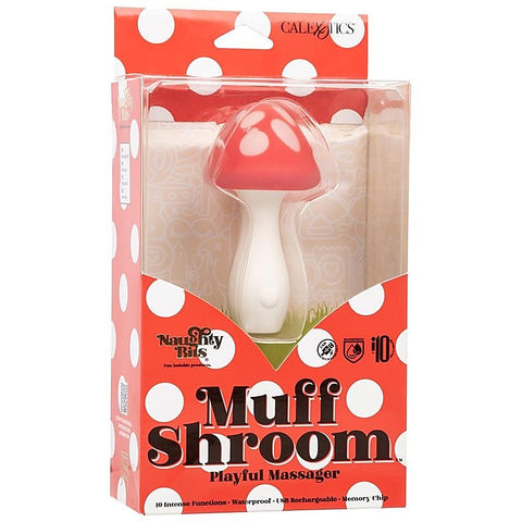 Naughty Bits Muff Shroom Playful Handheld Massager - Body Wands