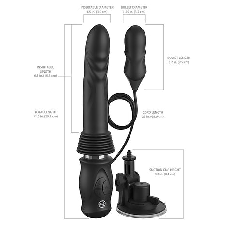 Ultimate Silicone Thruster Dildo by Pipedream Products - Vibrating Dildos