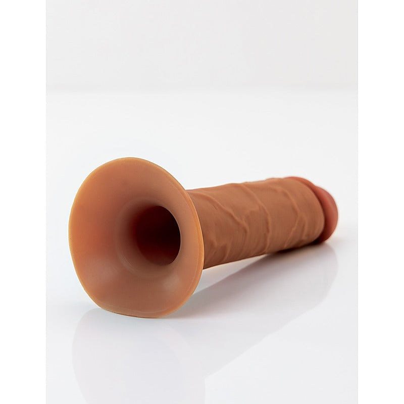 Fantasy X-Tensions 8 Inch Dual Density Hollow Strap-on Dildo - Strap On Sextoys