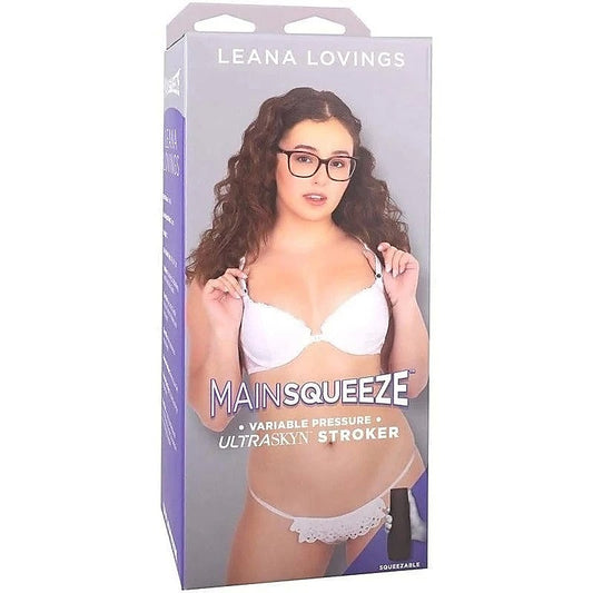 Main Squeeze Leana Lovings ULTRASKYN Pussy Masturbator Vanilla - Masturbators and Strokers