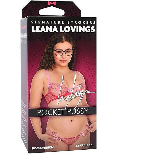 Doc Johnson Leana Lovings ULTRASKYN Pocket Pussy Stroker - Masturbators and Strokers