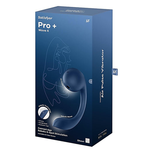 Satisfyer Pro Plus Wave 4 Air Pulse Clitoral Vibrator - Clit Ticklers and Pulsators