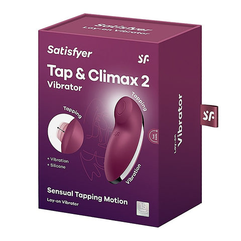 Tap and Climax 2 Clitoral Massager by Satisfyer - Clit Ticklers and Pulsators
