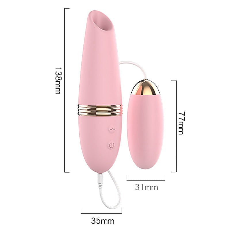 Lilo 6 Functions Magic Sucker Clitoris Vibrator by BDStyle - Clit Ticklers and Pulsators