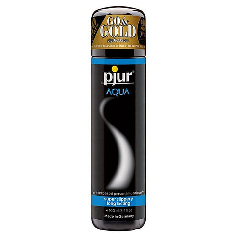 Aqua Water Based Lubricant 100ml by Pjur - Water Based Lubes