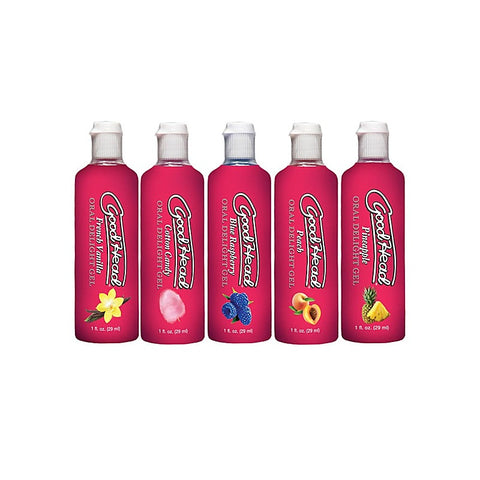GoodHead Oral Delight Gels 5 Pack by Doc Johnson - Delay and Excite Sprays
