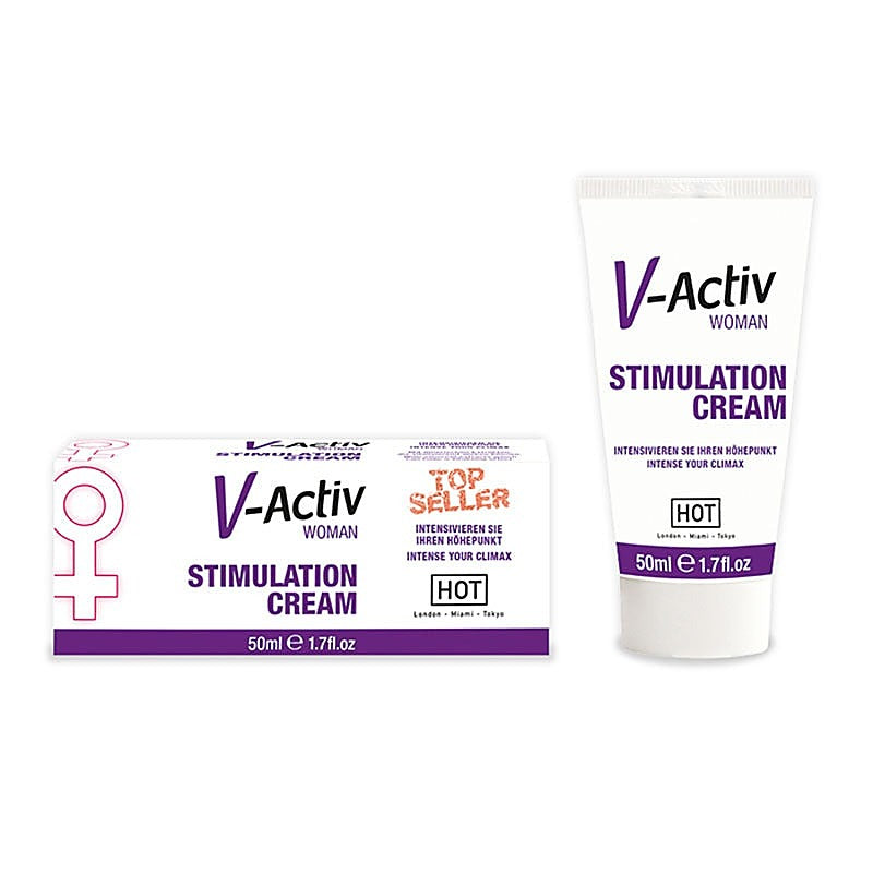 HOT V Activ Stimulation Enhancer Cream by Hot Ero - Delay and Excite Sprays
