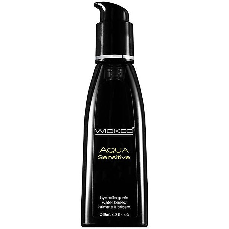 Wicked Aqua Sensitive Water Based Lubricant - Water Based Lubes