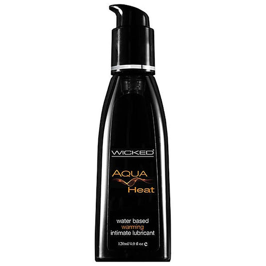 Wicked Aqua Heat Water Based Warming Lubricant 120ml - Water Based Lubes