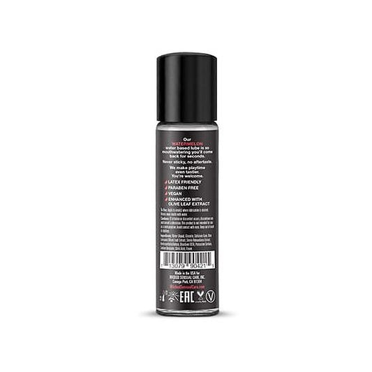 Wicked Aqua Watermelon Flavoured Water Based Lubricant 30ml - Water Based Lubes