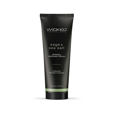 Sage & Sea Salt Sensual Scented Massage Cream - Massage Oils and Lubricants
