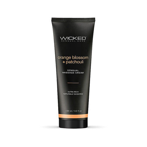 Orange Blossom & Patchouli Sensual Scented Massage Cream - Massage Oils and Lubricants