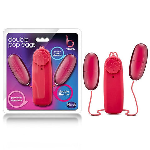 B Yours Double Pop Dual Vibrating Love Eggs - Love Eggs and Kegel Exercisers