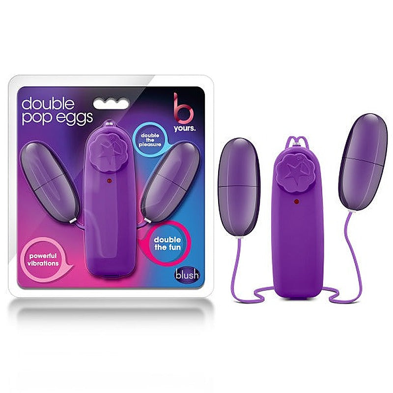 B Yours Double Pop Dual Vibrating Love Eggs - Love Eggs and Kegel Exercisers