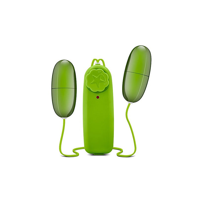 B Yours Double Pop Dual Vibrating Love Eggs - Love Eggs and Kegel Exercisers