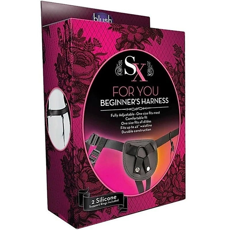 SX For You Adjustable Strap On Harness by Blush Novelties - Strap On Sextoys